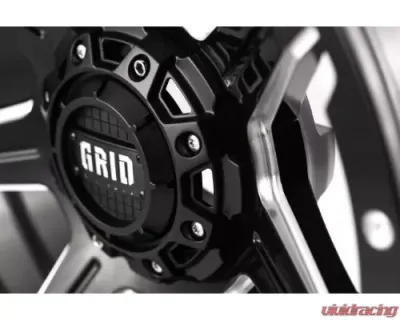 Grid Wheel Offroad GD06 Wheel 20x10 8x165.1 -25mm Gloss Black | Milled - 621865M225