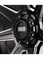 Grid Wheel Offroad GD06 Wheel 20x10 8x165.1 -25mm Gloss Black | Milled                                     - 621865M225 - Image 5