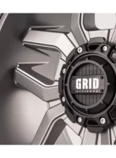 Grid Wheel Offroad GD07 Wheel 20x9 5x127 | 5x5 | 5x139.7 -12mm Matte Anthracite | Black Lip                                     - 72952A187 - Image 5