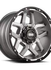 Grid Wheel Offroad GD07 Wheel 20x9 5x127 | 5x5 | 5x139.7 -12mm Matte Anthracite | Black Lip                                     - 72952A187 - Image 5