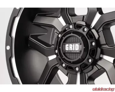 Grid Wheel Offroad GD07 Wheel 17x9 6x139.7 35mm Matte Black | Milled - 7179655F35