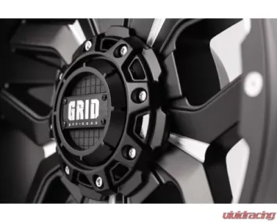 Grid Wheel Offroad GD07 Wheel 17x9 6x139.7 35mm Matte Black | Milled - 7179655F35