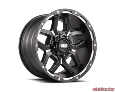 Grid Wheel Offroad GD07 Wheel 17x9 6x139.7 35mm Matte Black | Milled - 7179655F35