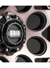Grid Wheel Offroad GD08 Wheel 20x10 5x139.7 -20mm Metallic Dust with Matte Black                                     - 821555D278 - Image 2
