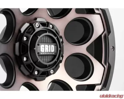 Grid Wheel Offroad GD08 Wheel 20x10 5x139.7 -20mm Metallic Dust with Matte Black - 821555D278