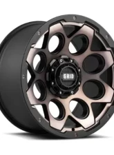 Grid Wheel Offroad GD08 Wheel 20x10 5x139.7 -20mm Metallic Dust with Matte Black                                     - 821555D278 - Image 5