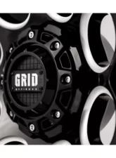 Grid Wheel Offroad GD08 Wheel 18x9 5x127 | 5x5 -20mm Gloss Black | Milled                                     - 8189527M27 - Image 4