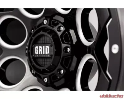 Grid Wheel Offroad GD08 Wheel 18x9 5x127 | 5x5 -20mm Gloss Black | Milled - 8189527M27