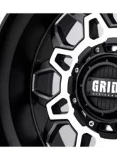 Grid Wheel Offroad GD09 Wheel 20x9 5x127 | 5x5 | 5x139.7 15mm Matte Black | Milled                                     - 92952F1587 - Image 2