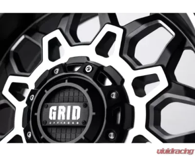 Grid Wheel Offroad GD09 Wheel 20x9 5x127 | 5x5 | 5x139.7 15mm Matte Black | Milled - 92952F1587