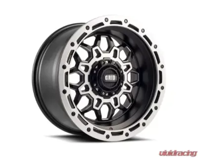 Grid Wheel Offroad GD09 Wheel 20x9 5x127 | 5x5 | 5x139.7 15mm Matte Black | Milled - 92952F1587
