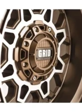 Grid Wheel Offroad GD09 Wheel 20x9 5x127 | 5x5 | 5x139.7 15mm Matte Bronze | Milled                                     - 92952Z1587 - Image 5