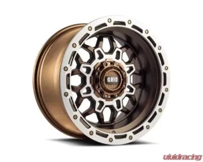 Grid Wheel Offroad GD09 Wheel 20x9 5x127 | 5x5 | 5x139.7 15mm Matte Bronze | Milled - 92952Z1587
