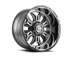 Grid Wheel Offroad GD11 Wheel 17x9 5x127 | 5x5 | 5x139.7 -12mm Gloss Anthracite | Black Lip