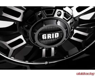 Grid Wheel Offroad GD11 Wheel 22x12 8x170 -44mm Double Dark Tint | Gloss Black Lip - A221287S42