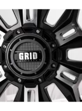 Grid Wheel Offroad GD11 Wheel 22x12 8x170 -44mm Double Dark Tint | Gloss Black Lip                                     - A221287S42 - Image 3