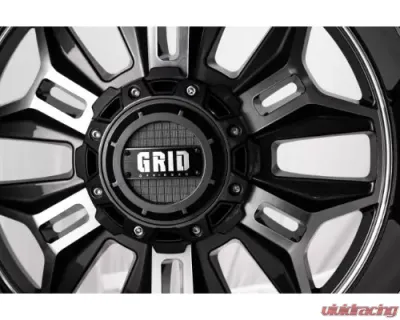Grid Wheel Offroad GD11 Wheel 22x12 8x170 -44mm Double Dark Tint | Gloss Black Lip - A221287S42