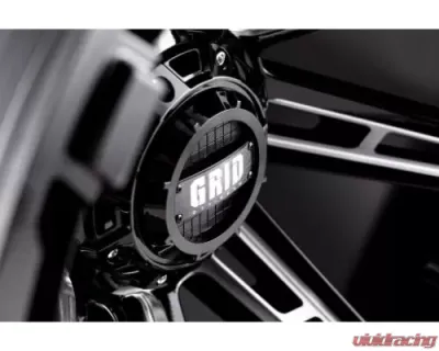 Grid Wheel Offroad GD12 Wheel 18x9 8x180 0mm Gloss Black | Milled - B18988M24