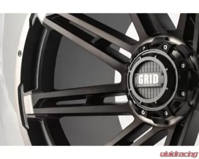 Grid Wheel Offroad GD12 Wheel 20x10 8x170 -25mm Double Dark Tint | Matte Black Lip - B2187T225