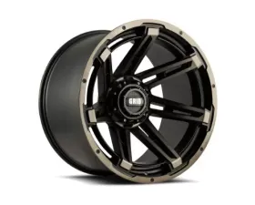 Grid Wheel Offroad GD12 Wheel 20x10 5x114.3|5x127 | 5x5 -12mm Double Dark Tint | Matte Black Lip