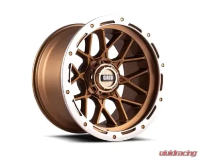 Grid Wheel Offroad GD13 Wheel 20x9 6x135|6x139.7 15mm Matte Bronze | Milled - C29237Z158