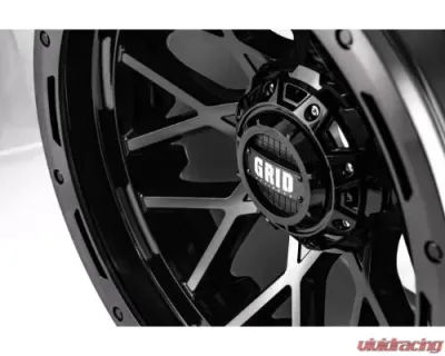 Grid Wheel Offroad GD13 Wheel 20x10 8x180 -25mm Double Dark Tint | Gloss Black Lip - C2188S224