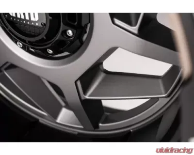 Grid Wheel Offroad GD14 Wheel 17x9 5x114.3|5x127 | 5x5 -12mm Matte Anthracite | Black Lip - D17927A178