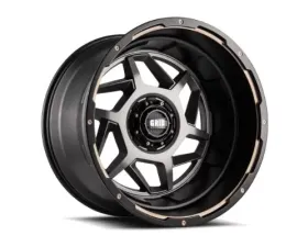 Grid Wheel Offroad GD14 Wheel 20x9 6x120 10mm Matte Anthracite | Black Lip