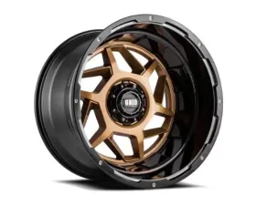 Grid Wheel Offroad GD14 Wheel 17x9 5x114.3|5x127 | 5x5 -12mm Gloss Bronze | Black Lip