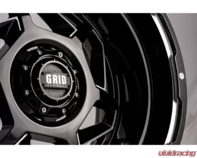 Grid Wheel Offroad GD14 Wheel 17x9 5x114.3|5x127 | 5x5 0mm Gloss Black | Milled - D17927M78
