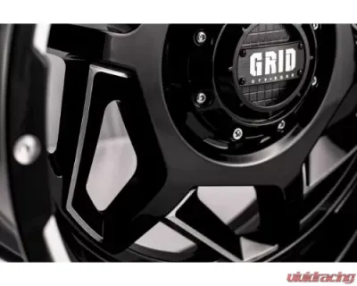 Grid Wheel Offroad GD14 Wheel 17x9 5x114.3|5x127 | 5x5 0mm Gloss Black | Milled - D17927M78