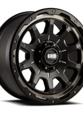 Grid Wheel Offroad GD15 Wheel 20x9 6x135|6x139.7 0mm Double Dark Tint | Matte Black Lip                                     - E29237T8 - Image 5