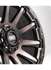 Grid Wheel Offroad GD05 Wheel 20x9 5x127 | 5x5 | 5x139.7 -12mm Metallic Dust | Matte Black                                     - 52952D187 - Image 5