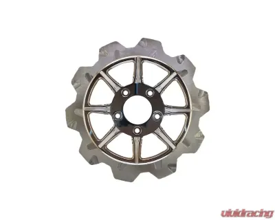Lyndall Brakes 11.5 Inch Chrome Crown Cut Phoenix Front Rotor Harley Davidson 1984-2014 - 2002-1003