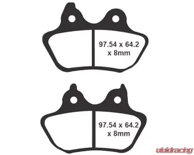 Lyndall Brakes Gold Plus Brake Pads Harley Davidson 2006-2007 - 7196-GOLD+