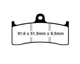 Lyndall Brakes Xtreme Performance Machine 6 Piston Brake Pads Buell | Kawasaki 1996-2000