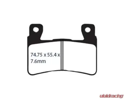 Lyndall Brakes Gold Plus Front Brake Pads Harley Davidson 2015-2019 - 8181-G+