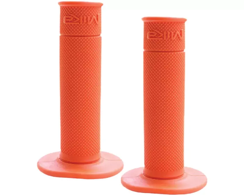 Mika Metals 50/50 Waffle Grips (Orange) - GRIPS-ORANGE