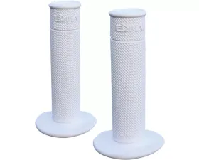 Mika Metals 50/50 Waffle Grips (Alpine White)