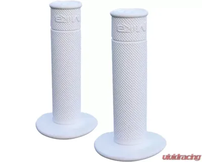 Mika Metals 50/50 Waffle Grips (Alpine White) - GRIPS-WHITE