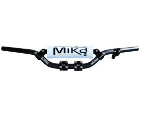 Mika Metals 7/8 Handlebar White with Clamps Yamaha PW50