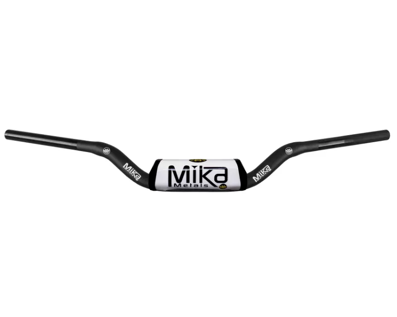 Mika Metals 1-1/8" Raw Series Handlebar Mini High Bend White - MK-RA-MIH-WHITE