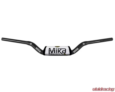 Mika Metals 1-1/8" Raw Series Handlebar Mini High Bend White - MK-RA-MIH-WHITE