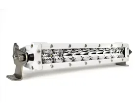 Black Oak 10 Inch Marine Single Row LED Pro Series 2.0 5 Watt Combo LED Light Bar Spot & Flood Optics 5W White