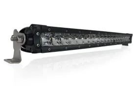 Black Oak 20 Inch Single Row LED Pro Series 2.0 LED Light Bar Spot, Flood, or Combo Beam Pattern 5W Black