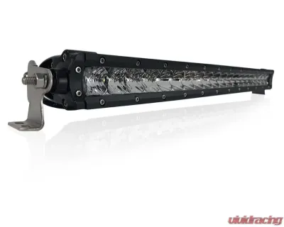 Black Oak 20 Inch Single Row LED Pro Series 2.0 LED Light Bar Spot, Flood, or Combo Beam Pattern 5W Black - 20C-S5OS