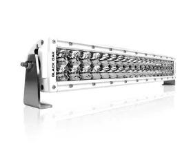Black Oak 20 Inch Marine Curved LED Pro Series 2.0 Double Row LED Light Bar Combo, Spot, or Flood Optics 5W White