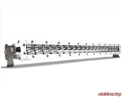 Black Oak 20 Inch Marine Single Row LED Pro Series 2.0 5 Watt Combo LED Light Bar Spot & Flood Optics 5W White - 20CM-S5OS