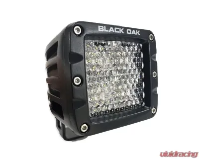 Black Oak 2 Inch Diffused LED Pod Light LED Pro Series 2.0 10W Black - 2D-POD10CR