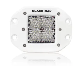 Black Oak Marine Flush Mount LED POD Light Diffused LED Pro Series 2.0 10W White